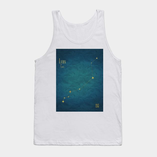 Night Sky Constellations - Lynx Tank Top by fiatluxillust